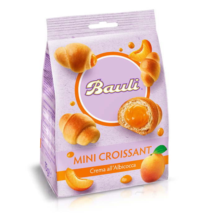 Croissant Bauli Mini Albicocca Gr 75