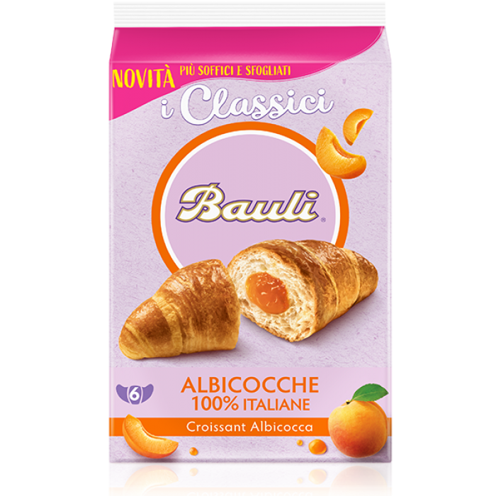 Croissant Bauli X6 Albicocca Gr 300