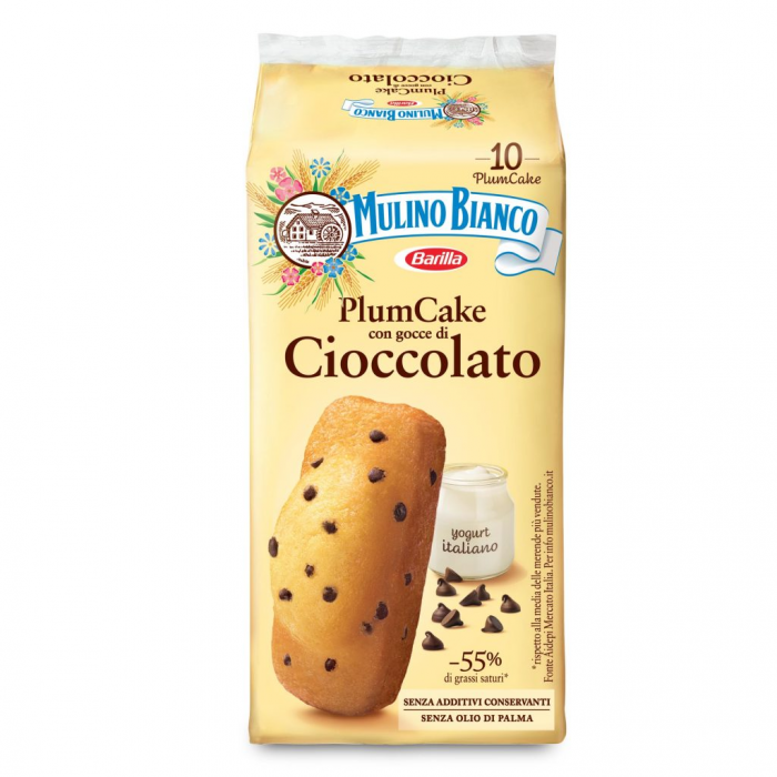 Plumcake Mulino Bianco Gocce Cioccolatox10 Gr 350
