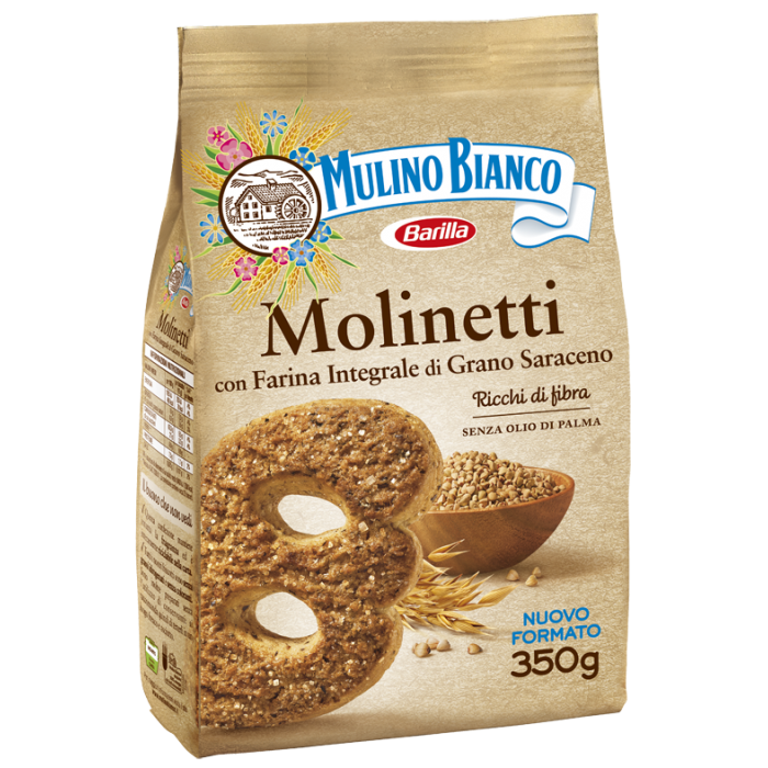 Mulino Bianco Biscotti Integrali Molinetti Gr 350