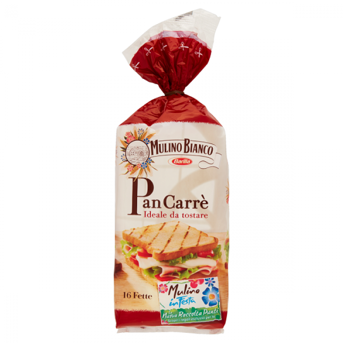 Pan Carrè Mulino Bianco 16 Fette Gr 285